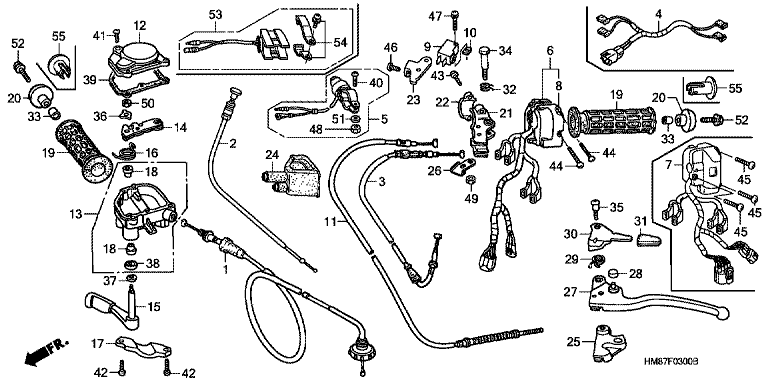 HANDLE LEVER/SWITCH/CABLE