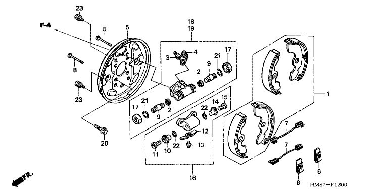 FRONT BRAKE PANEL