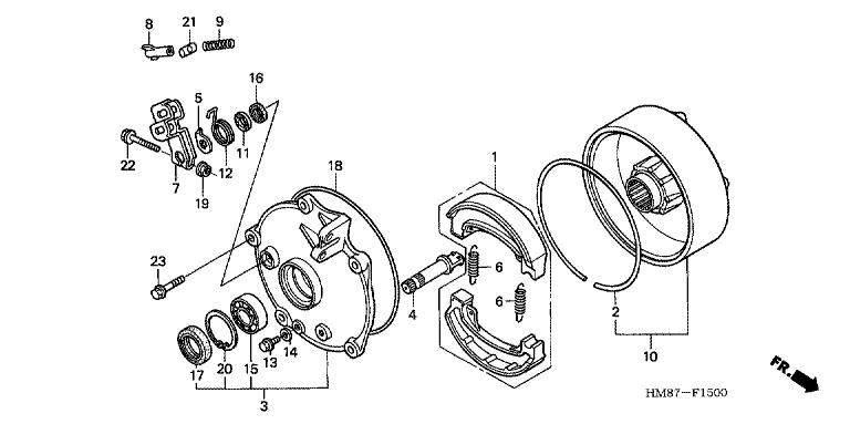 REAR BRAKE DRUM
