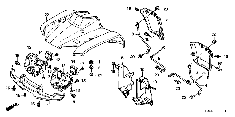 FRONT FENDER ('05)