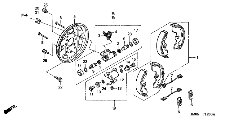 FRONT BRAKE PANEL