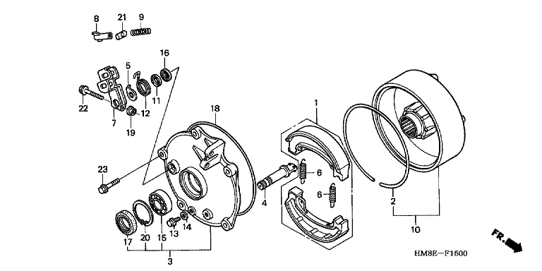 REAR BRAKE DRUM