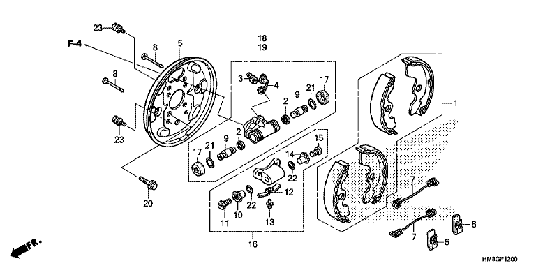 FRONT BRAKE PANEL