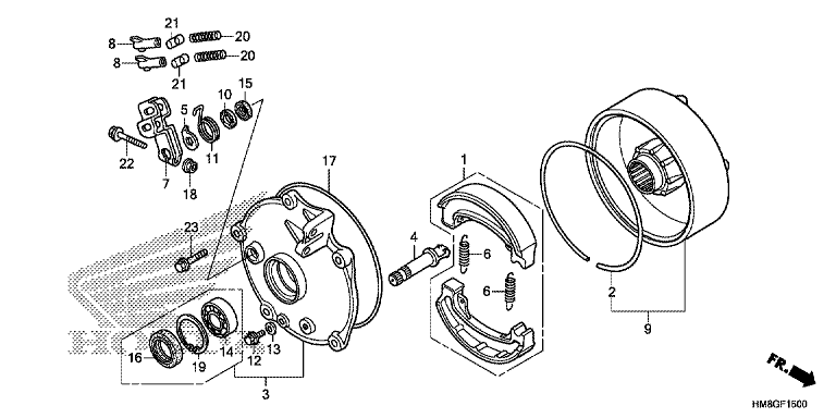 REAR BRAKE DRUM