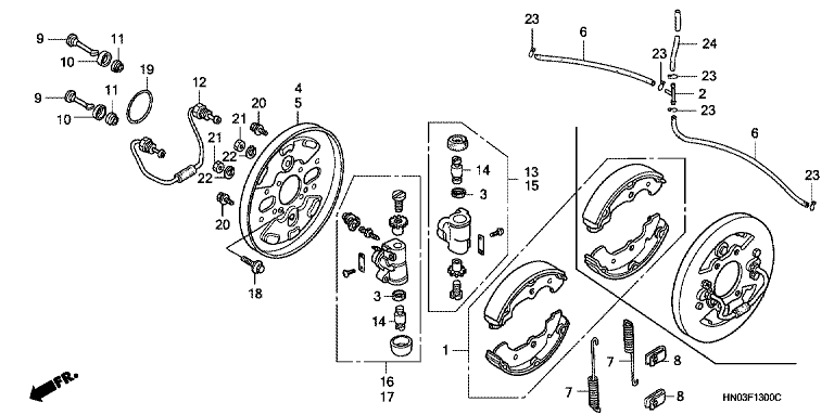 FRONT BRAKE PANEL
