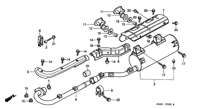 EXHAUST MUFFLER
