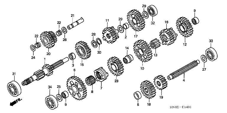 TRANSMISSION (TRX450FM)