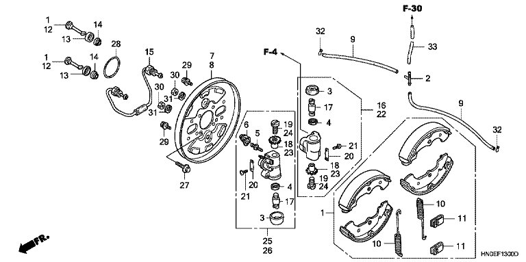 FRONT BRAKE PANEL