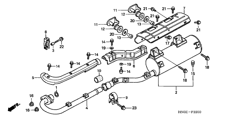 EXHAUST MUFFLER