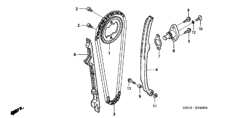 CAM CHAIN/TENSIONER