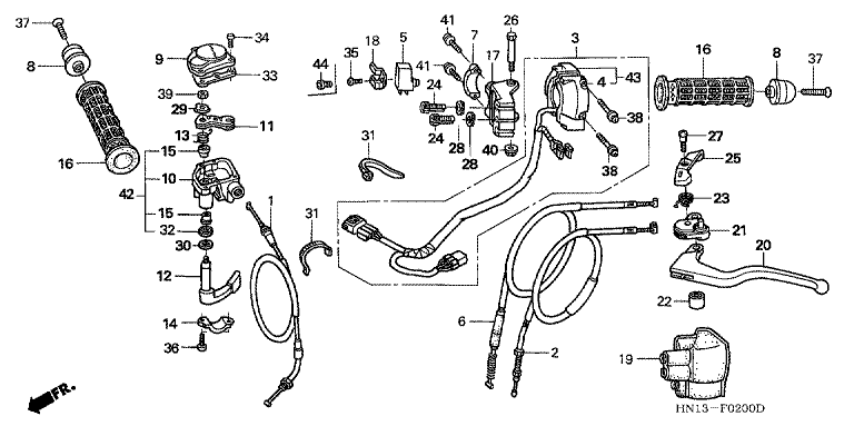 HANDLE LEVER/SWITCH/CABLE