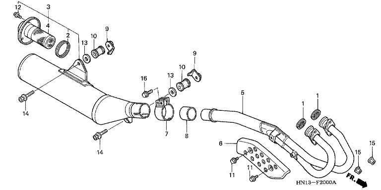 EXHAUST MUFFLER