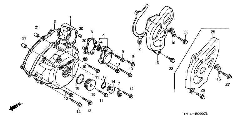 LEFT CRANKCASE COVER