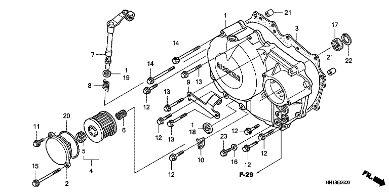 RIGHT CRANKCASE COVER