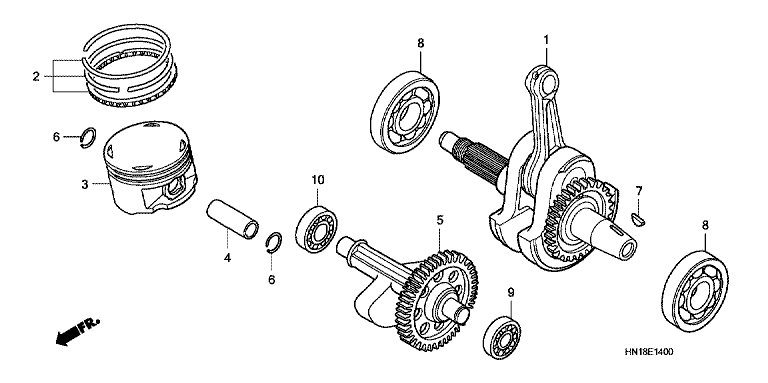 CRANKSHAFT/PISTON