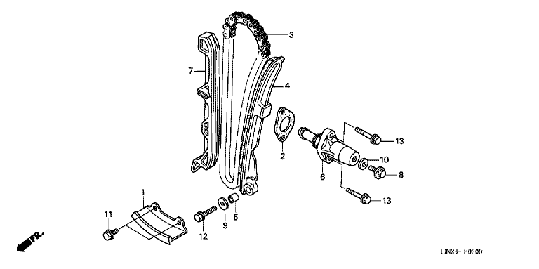 CAM CHAIN/TENSIONER