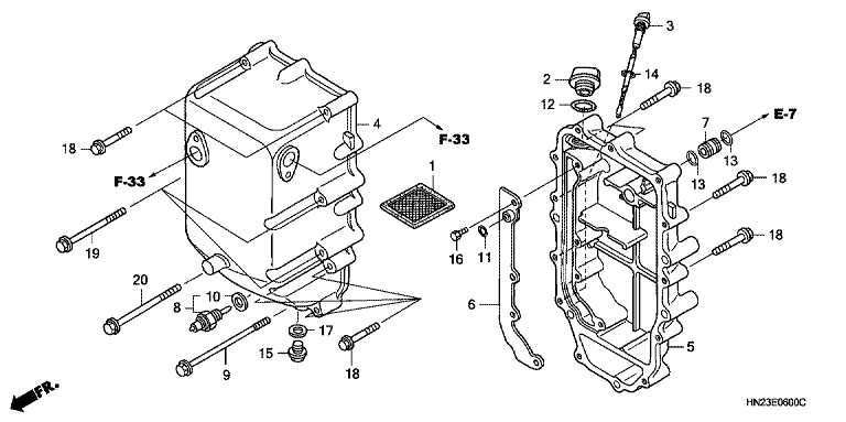 OIL TANK (TRX500FA1/2/3/4)