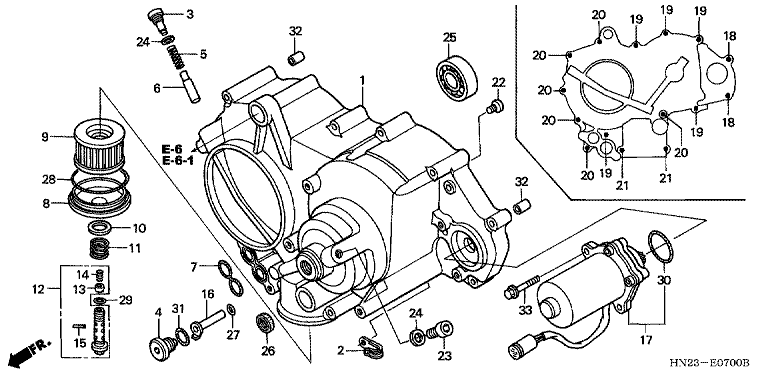 FRONT CRANKCASE COVER