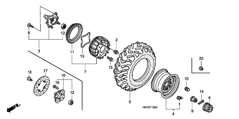 FRONT WHEEL