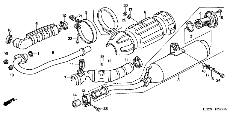 EXHAUST MUFFLER