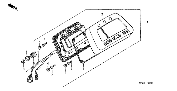 GAUGE (TRX500FA1/2/3/4)
