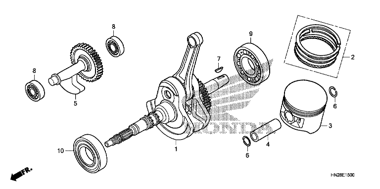 CRANKSHAFT/PISTON