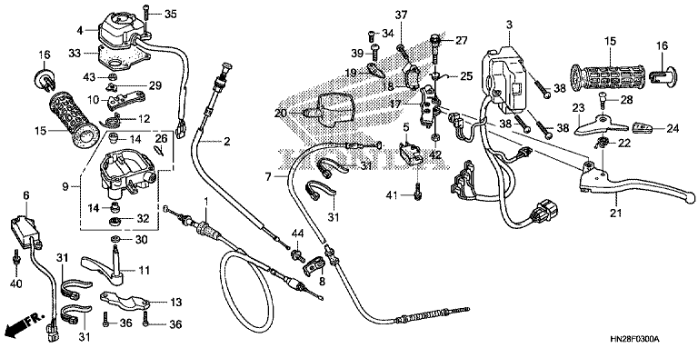 HANDLE LEVER/SWITCH/CABLE