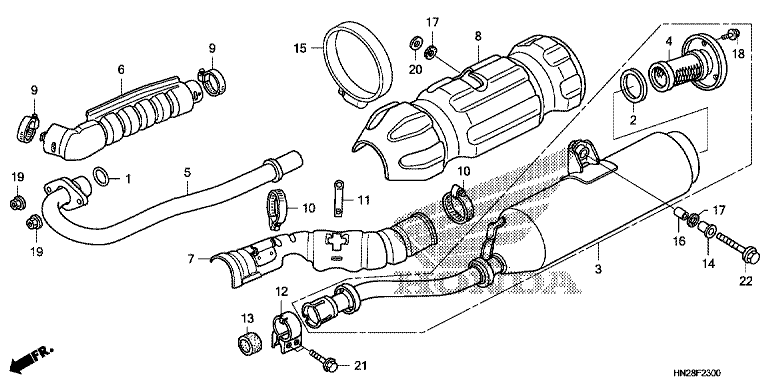EXHAUST MUFFLER