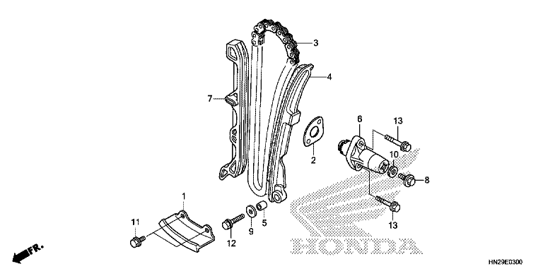 CAM CHAIN/TENSIONER