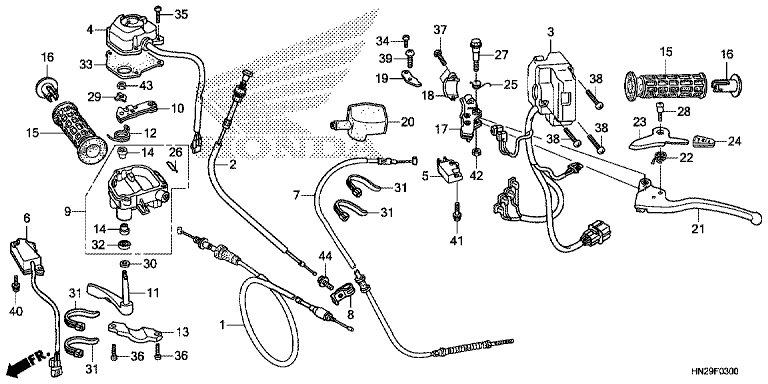 HANDLE LEVER/SWITCH/CABLE