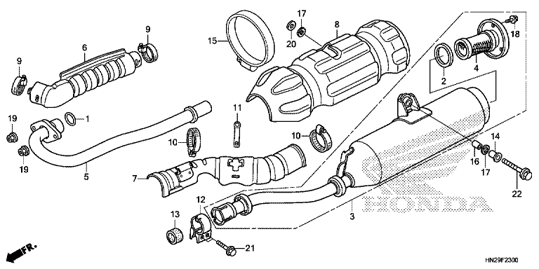 EXHAUST MUFFLER