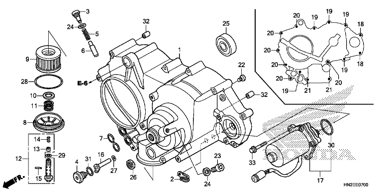FRONT CRANKCASE COVER
