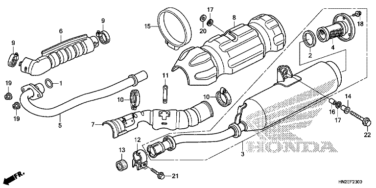 EXHAUST MUFFLER