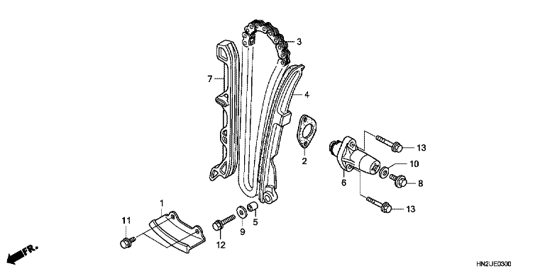 CAM CHAIN/TENSIONER