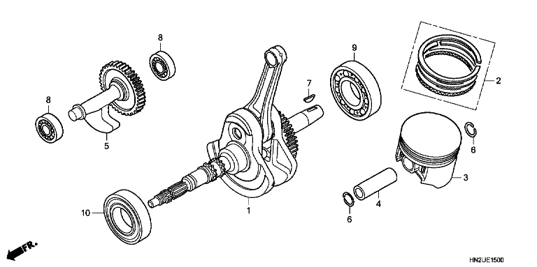 CRANKSHAFT/PISTON