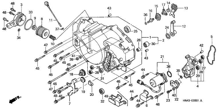 FRONT CRANKCASE COVER (2)