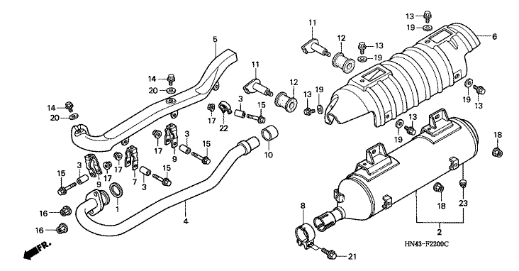 EXHAUST MUFFLER