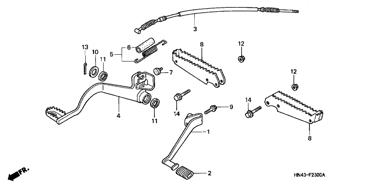 FOOTPEG/FOOTREST (1)