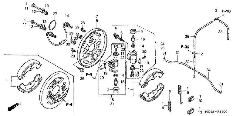 FRONT BRAKE PANEL