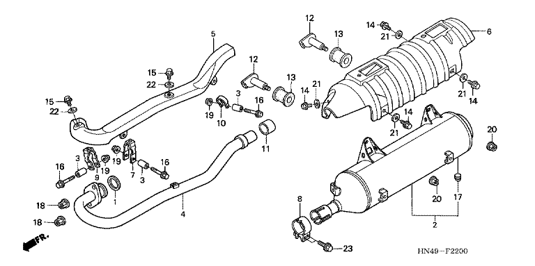 EXHAUST MUFFLER