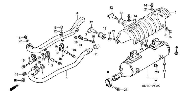 EXHAUST MUFFLER