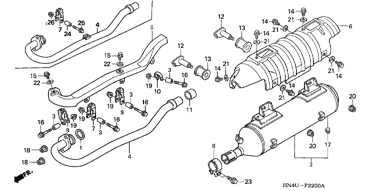 EXHAUST MUFFLER