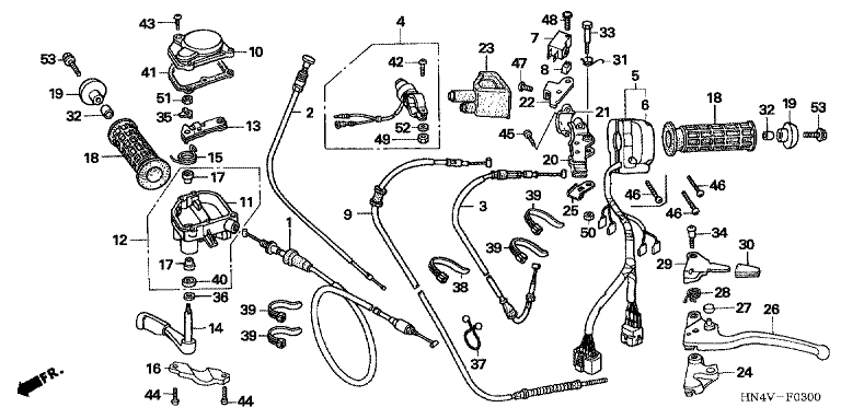 HANDLE LEVER/SWITCH/CABLE