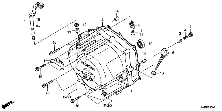 FRONT CRANKCASE COVER
