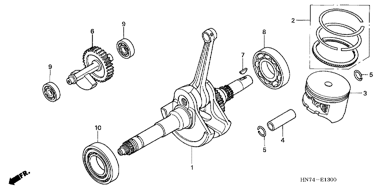 CRANKSHAFT/PISTON