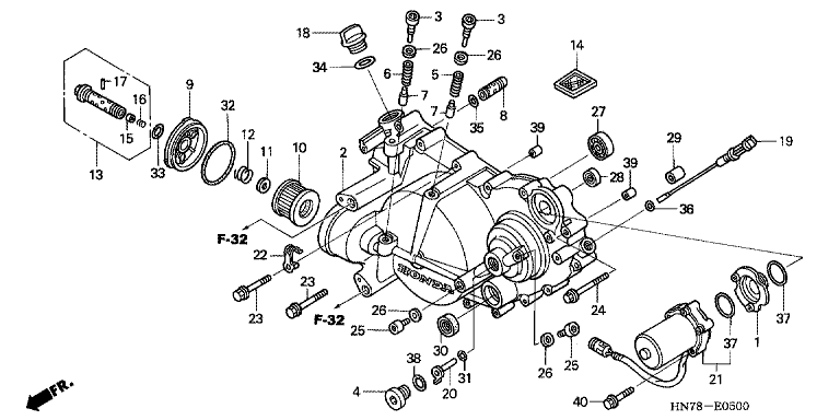 FRONT CRANKCASE COVER