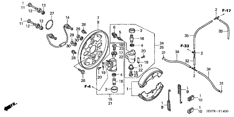 FRONT BRAKE PANEL
