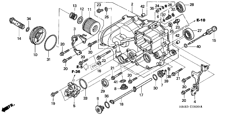 FRONT CRANKCASE COVER