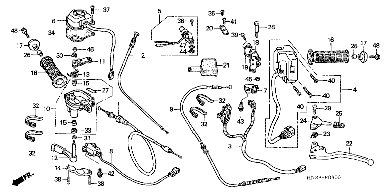 HANDLE LEVER/SWITCH/CABLE