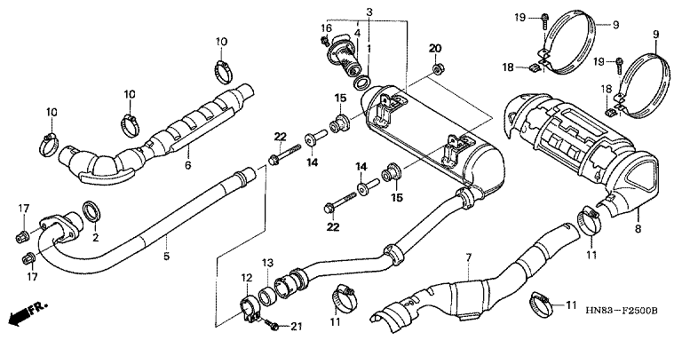 EXHAUST MUFFLER